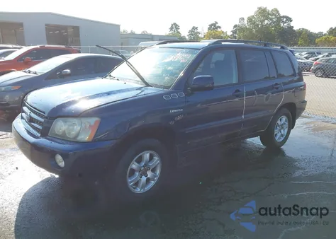 2002 Toyota Highlander Limited V6 from USA, damaged, VIN JTEGF21A420058692